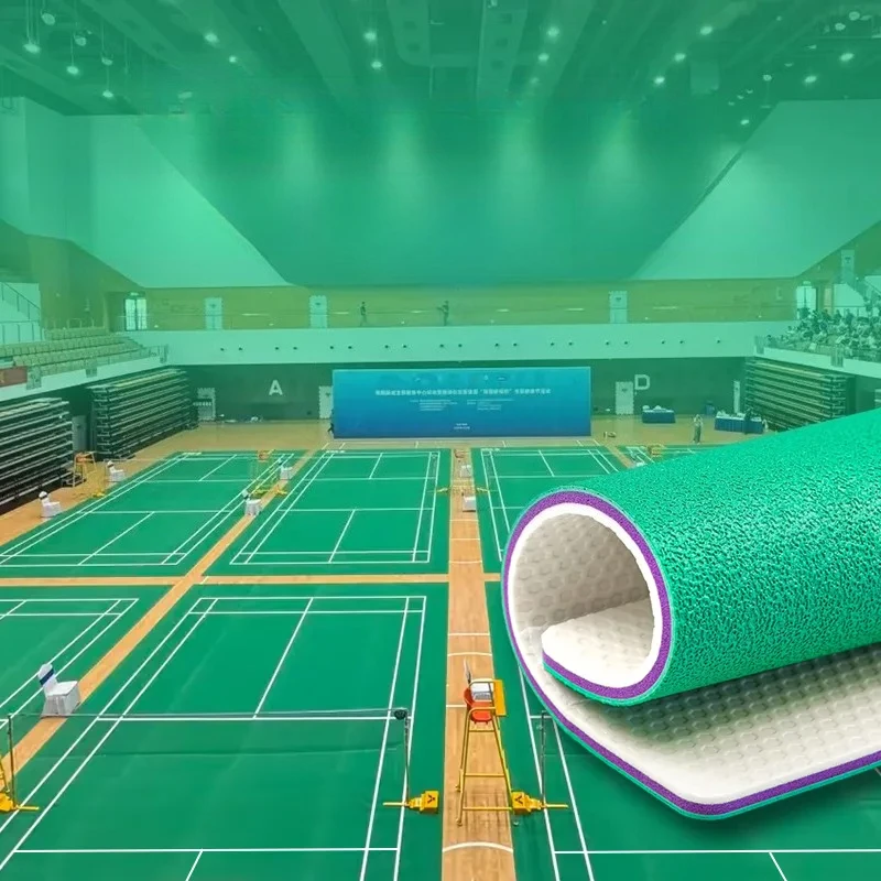 Badminton floor plastic indoor - Outdoor Sports Hall review and price