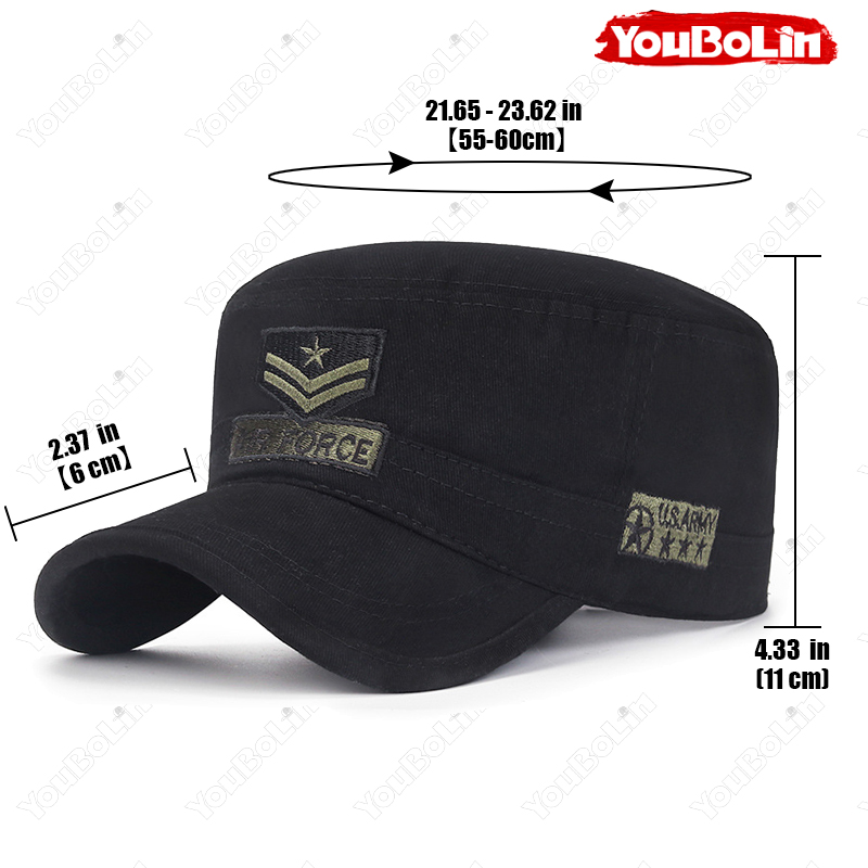 Flat-Top Military Cap, Unisex, - Academy Sports Outdoor review and price