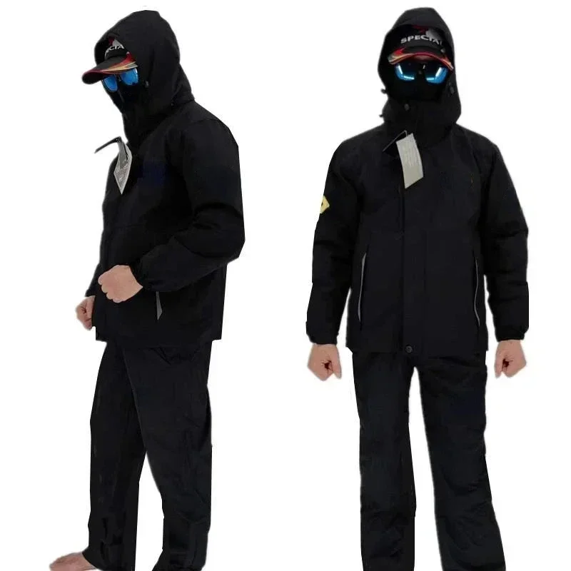 Thick Fishing Clothes Set Wint - Outdoor Sport Waterproof Jacket review and price