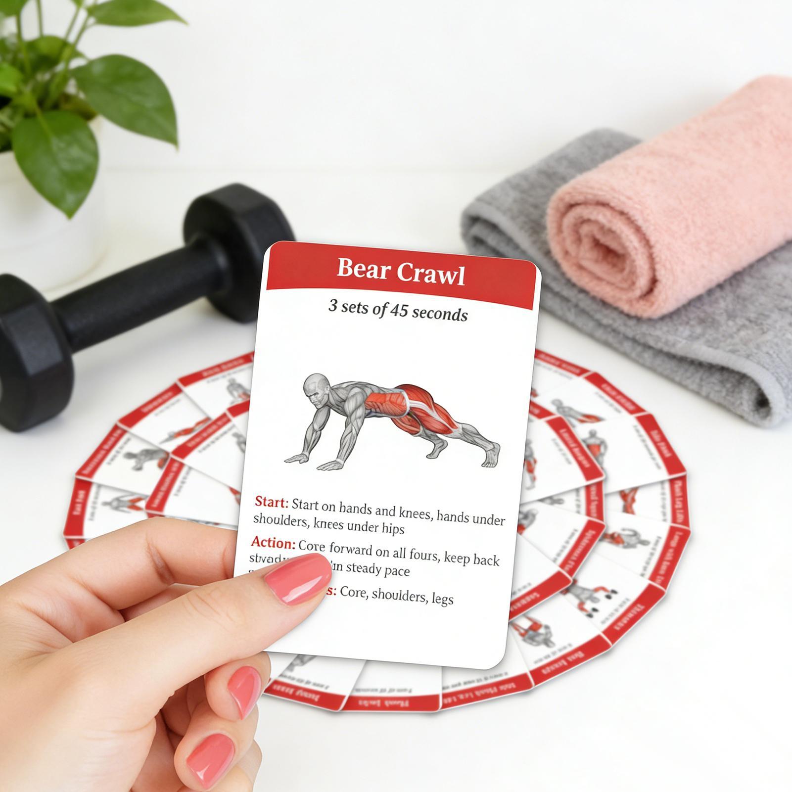 36pcs Fitness Cards Comprehens - Outdoor Sports Hall review and price