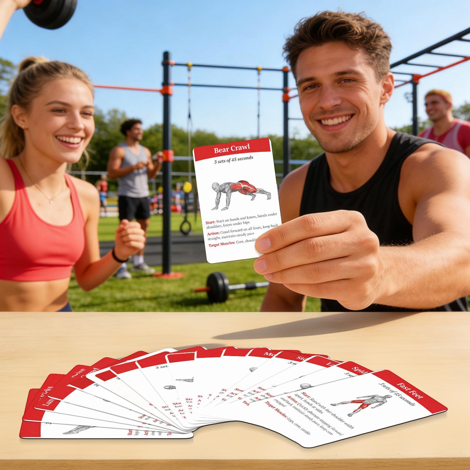 36pcs Fitness Cards Comprehens - Outdoor Sports Hall review and price