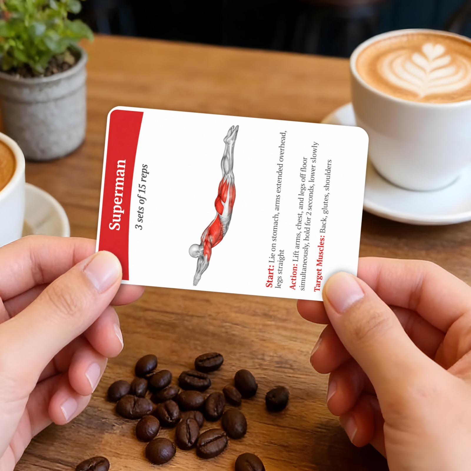 36pcs Fitness Cards Comprehens - Outdoor Sports Hall review and price