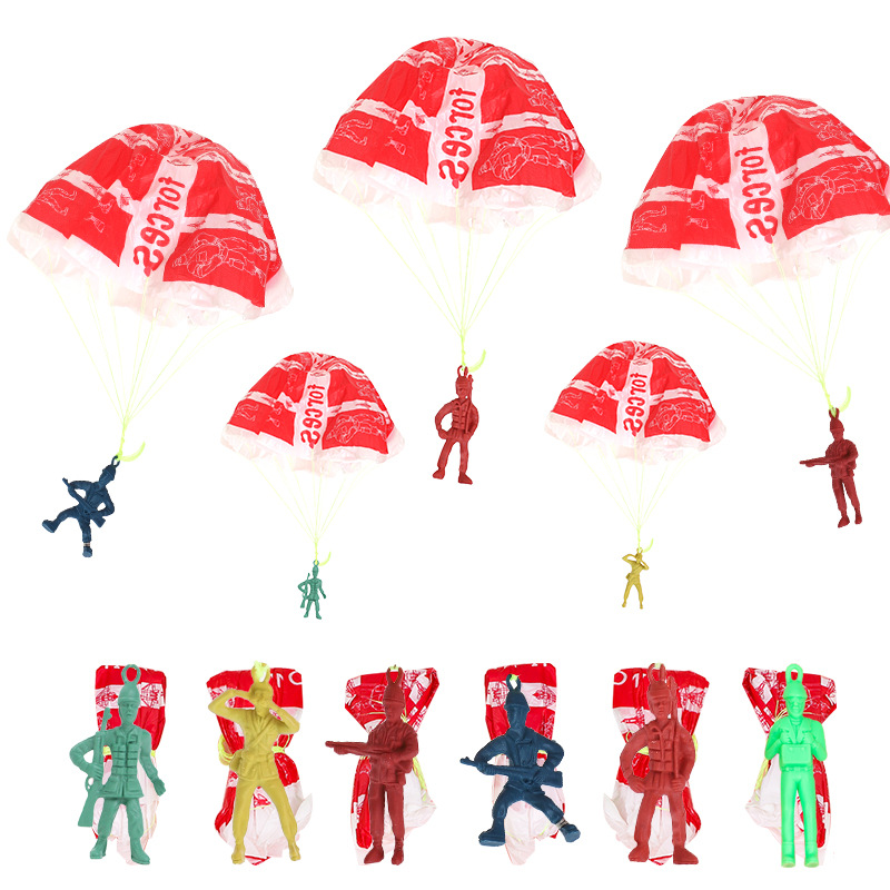 10pcs Plastic Ejecting Parachu - Outdoor Sport Day review and price