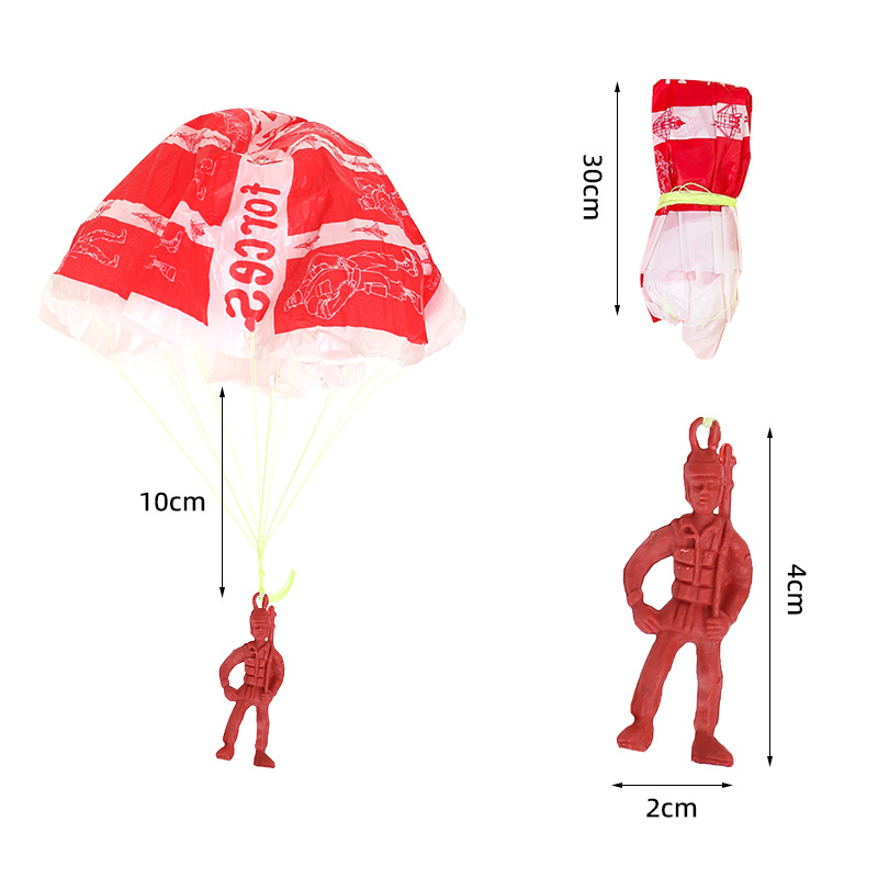 10pcs Plastic Ejecting Parachu - Outdoor Sport Day review and price