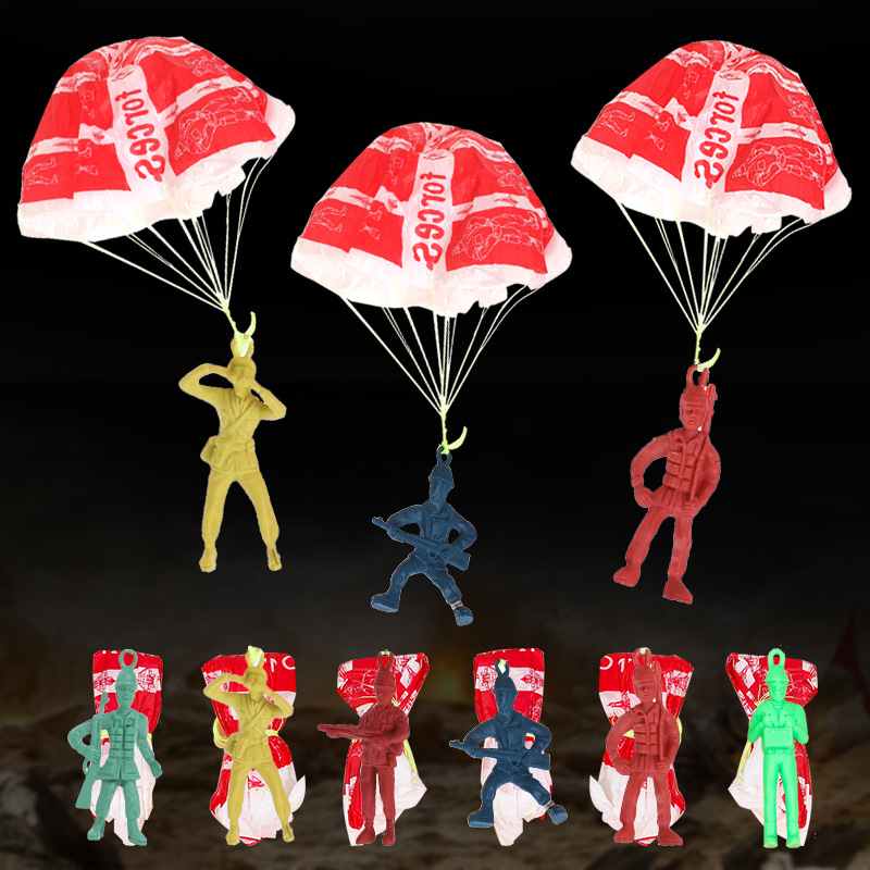 10pcs Plastic Ejecting Parachu - Outdoor Sport Day review and price