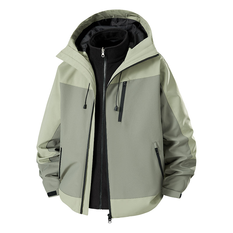 3-in-1 Splicing Mens Hiking Ja - Outdoor Sport Windbreaker review and price