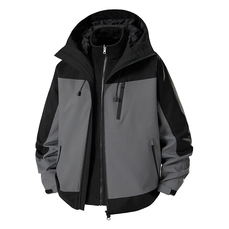 3-in-1 Splicing Mens Hiking Ja - Outdoor Sport Windbreaker review and price