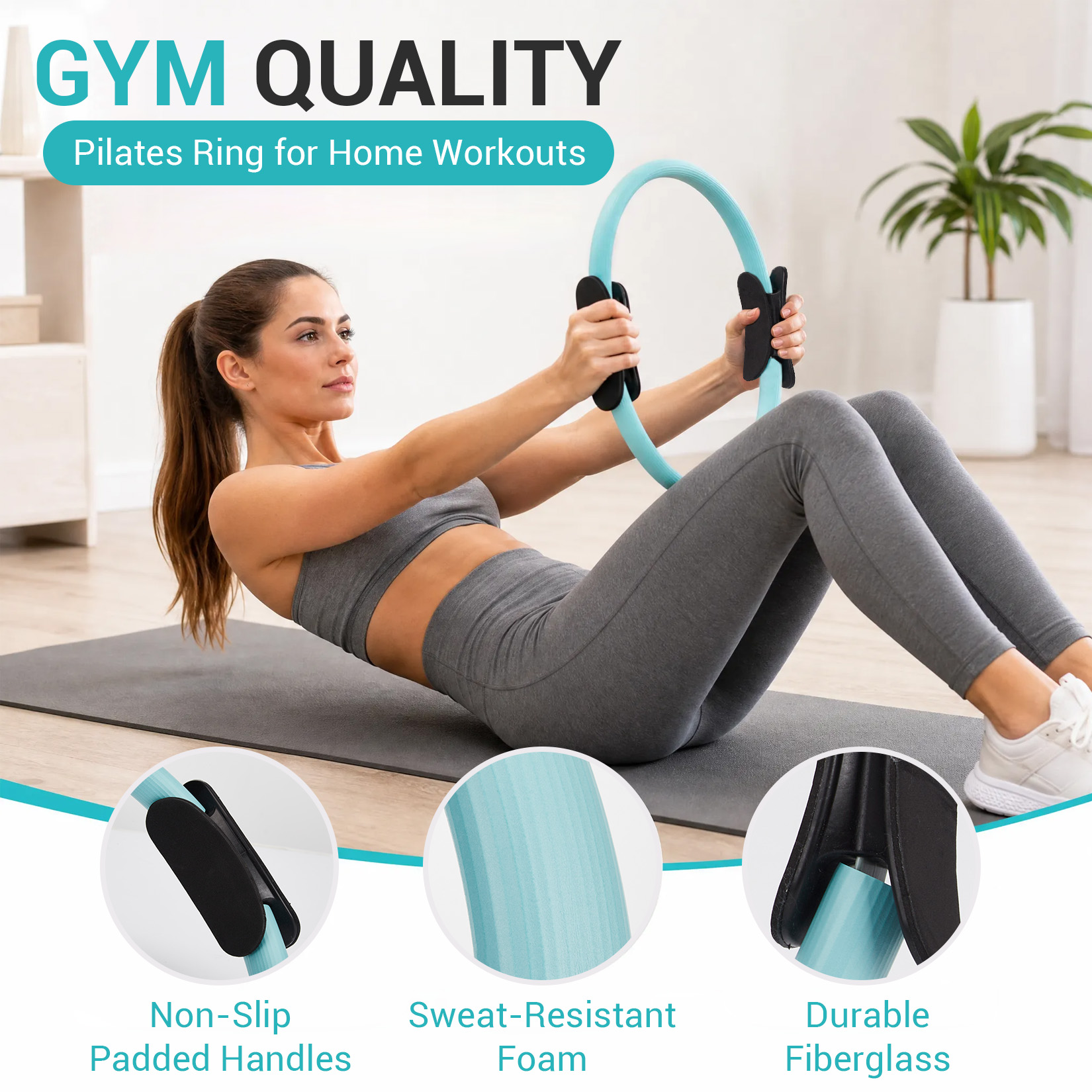 Pilates Training Set, 6-in-1 P - Gymnastic Bar Home review and price